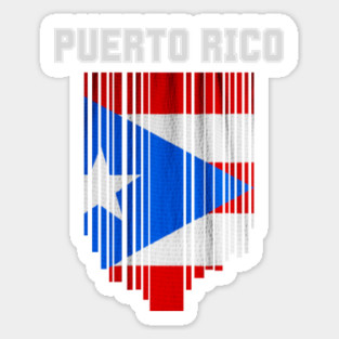 Puerto Rico flag, puerto rican flag Sticker