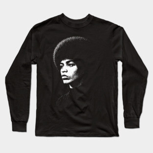 Angela Davis, Civil Rights Activist Long Sleeve T-Shirt