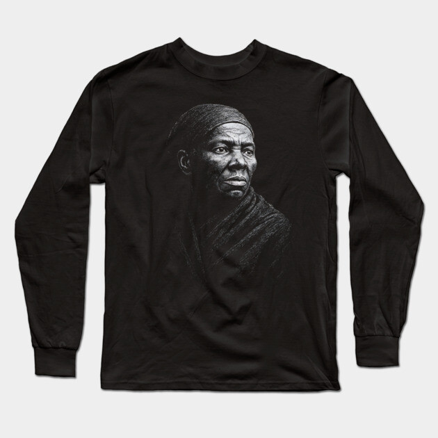 Harriet Tubman Long Sleeve T-Shirt by UrbanLifeApparel