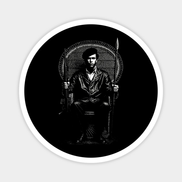 Huey Newton Magnet by UrbanLifeApparel