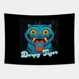 Derpy-Tiger Tapestry