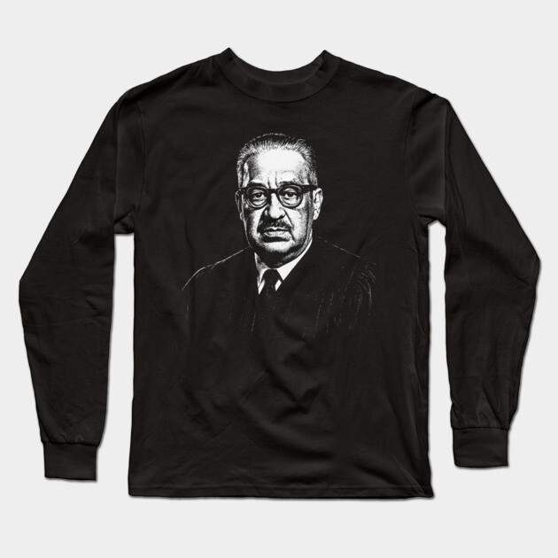 Thurgood Marshall Long Sleeve T-Shirt by UrbanLifeApparel