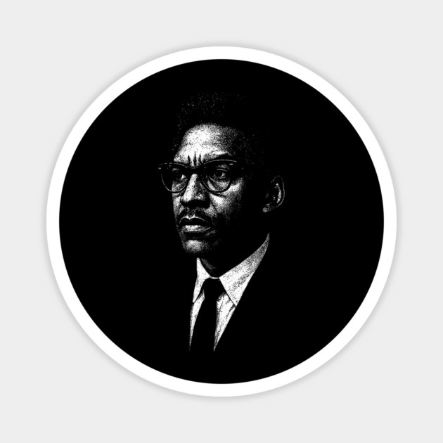 Bayard Rustin Magnet by UrbanLifeApparel