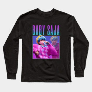 Baby Saja Kawaii Boys Vintage Long Sleeve T-Shirt