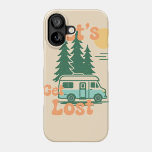 Let's Get Lost - Vintage Retro Adventure Phone Case