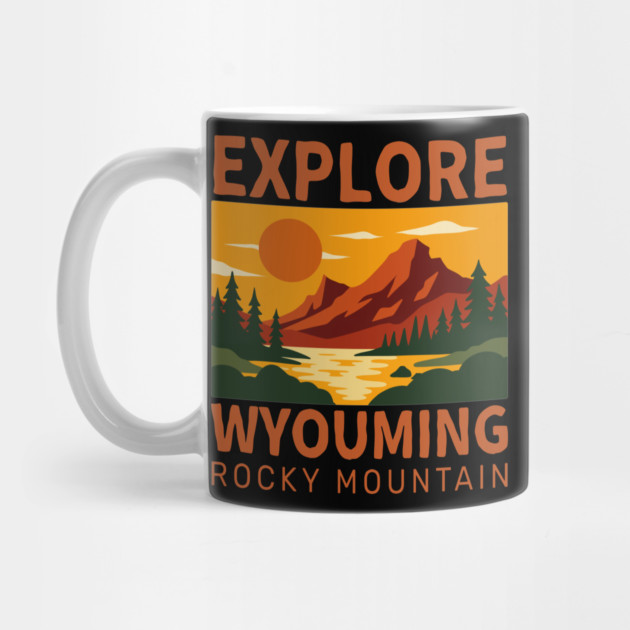 Explore Wyouming Rocky - Vintage Retro Adventure by daily vintage
