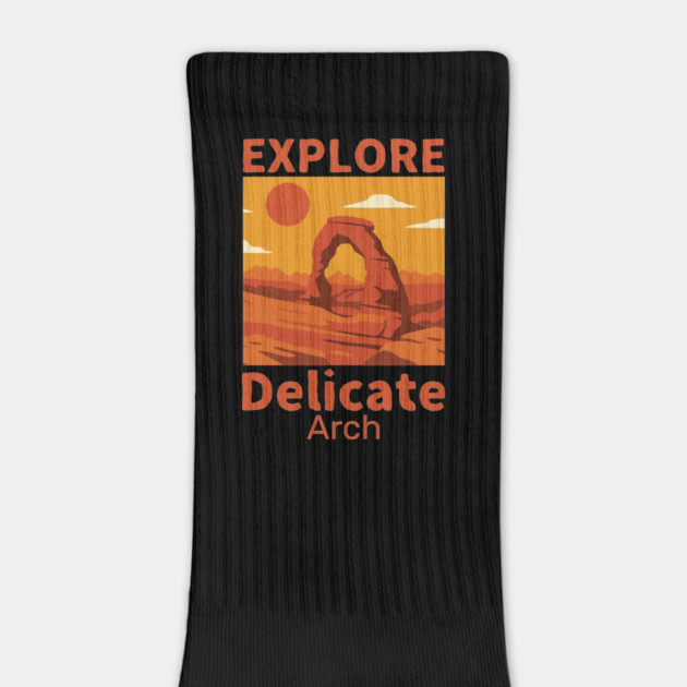 Explore Delicate Arch - Vintage Retro Adventure by daily vintage