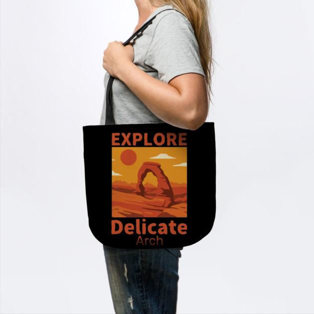 Explore Delicate Arch - Vintage Retro Adventure by daily vintage