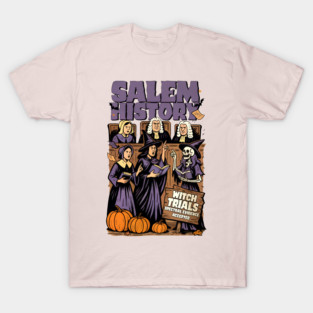 Salem History Witch Trials Spectral Evidence T-Shirt