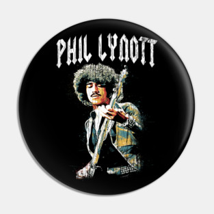 Vintage Phil Lynott Pin
