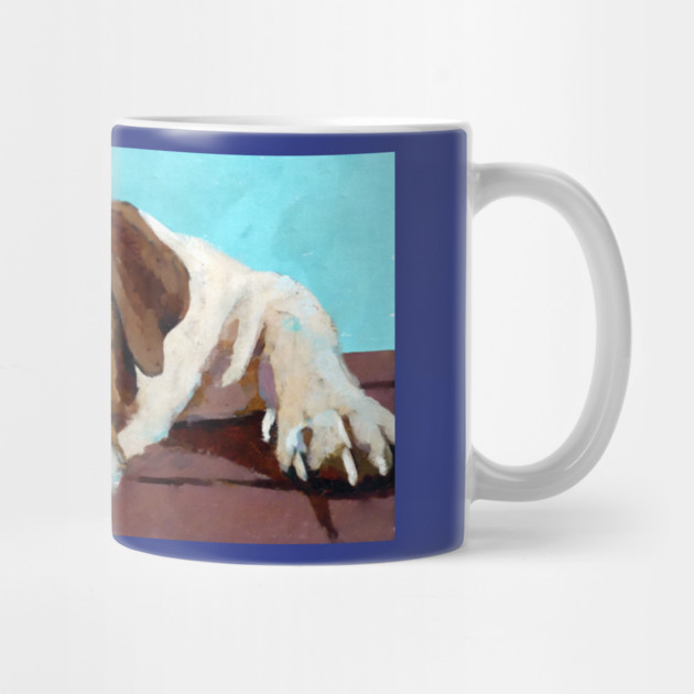 Sleeping Bulldog – Cozy Dog Art by DonWillisJrArt