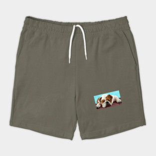 Sleeping Bulldog – Cozy Dog Art Shorts