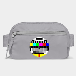 Test card pattern round Bag