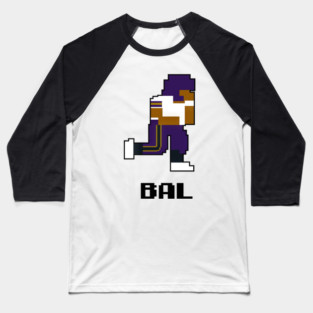 8 Bit Retro Football Shirt Baltimore Ravens Baseball T-Shirt
