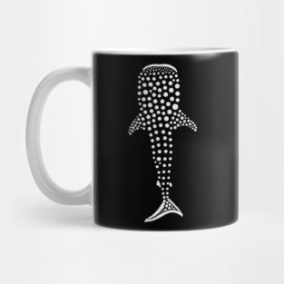 Whale Shark Dot Art – Minimalist Ocean Design Mug