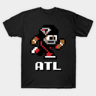 Atlanta Falcons Tecmo Super Bowl Football Player T-Shirt