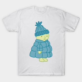 smiski in a puffer jacket T-Shirt