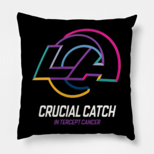 Los Angeles Rams Nike 2024 Nfl Crucial Catch Pillow