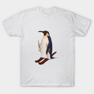 Skiing Penguin T-Shirt