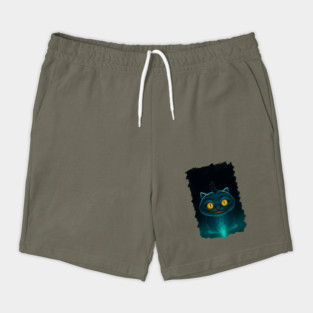 Moonlit Grin Cat Tee – K-Pop Demon Hunters Shadow-Familiar Shorts