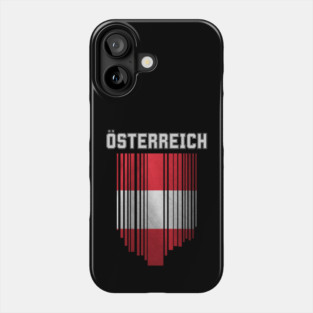 Austria flag, austrian flag Phone Case