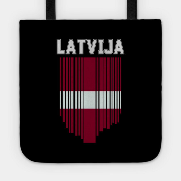 Latvia flag, latvian flag Tote by eka123