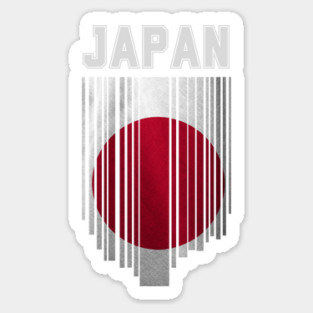 Japan flag, japanese flag Sticker