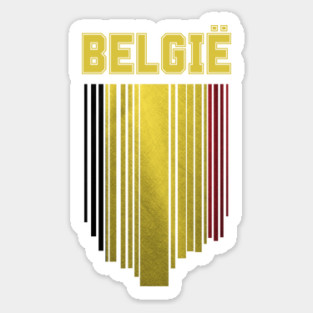 Belgium flag, belgian flag Sticker