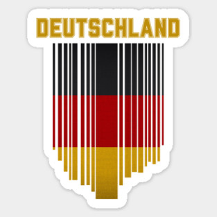 Germany flag, german flag Sticker