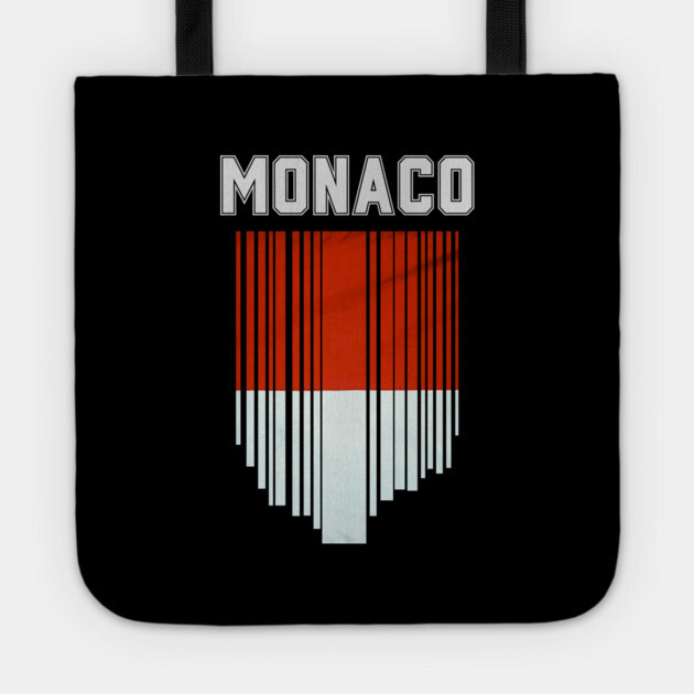 Monaco flag Tote by eka123