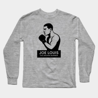 Joe Louis "The Brown Bomber" Long Sleeve T-Shirt