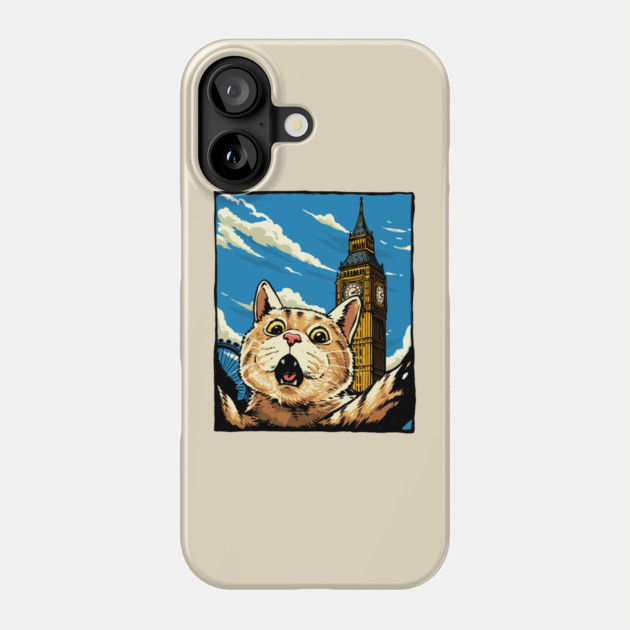Cat Selfie Big Ben Phone Case by GoshWow®