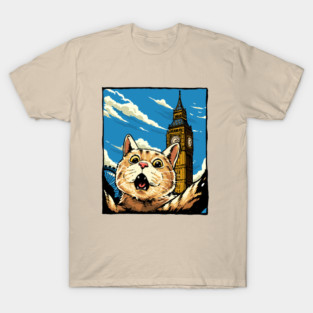 Cat Selfie Big Ben T-Shirt
