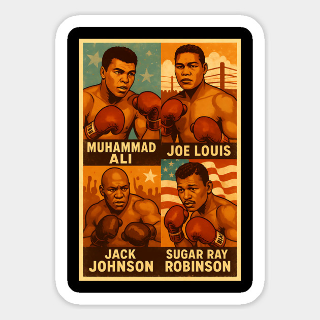 Boxing Legends Magnet by UrbanLifeApparel