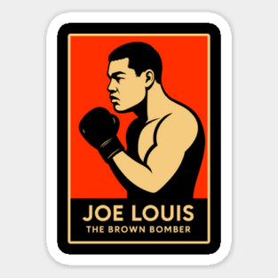 Joe Louis "The Brown Bomber" Magnet