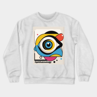 Abstract Ophthalmology Colorful art no.167683 ,brafdesign Crewneck Sweatshirt