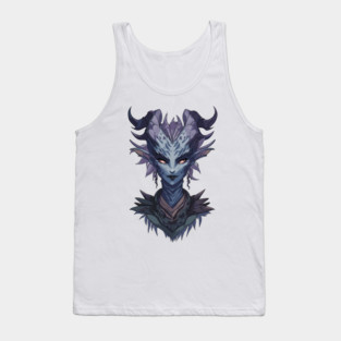Noble DnD Dragonborn RPG Creature Tank Top