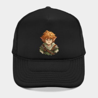 Brave DnD Halfling Art Hat