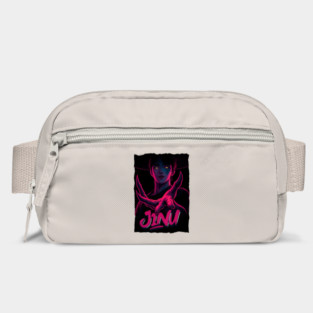 Jinu Neon-Reach Tee – K-Pop Demon Hunters Fan Art Bag