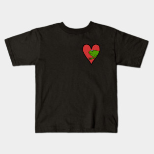 I Love Frogs My Small Valentine Frog Kids T-Shirt