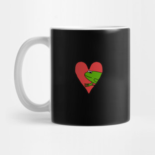 I Love Frogs My Small Valentine Frog Mug