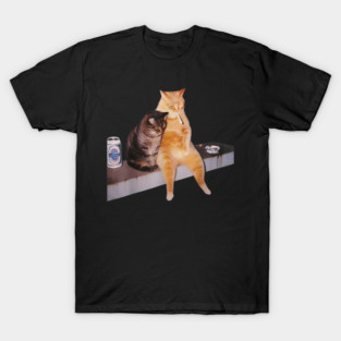 Cat Meme Cat Smoking Cigarette T Shirt T-Shirt