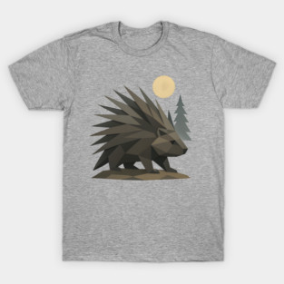 Geometric Porcupine T-Shirt
