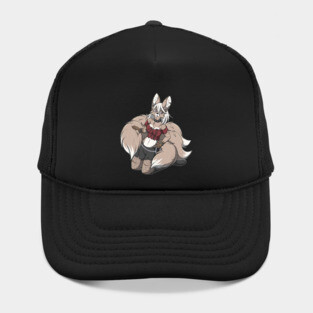 Punk Rock Kitsune Fox Girl T-Shirt Hat