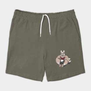 Punk Rock Kitsune Fox Girl T-Shirt Shorts