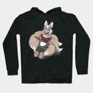 Punk Rock Kitsune Fox Girl T-Shirt Hoodie