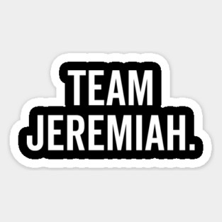 Team Jeremiah Magnet
