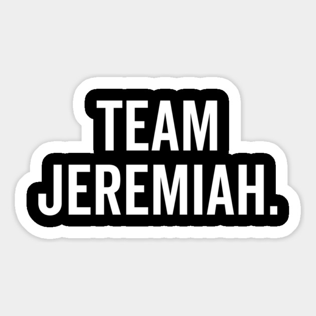 Team Jeremiah Magnet by Frank Ring