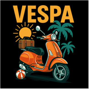 Vespa Posters and Art