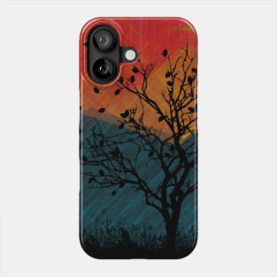 Crimson Dusk Phone Case